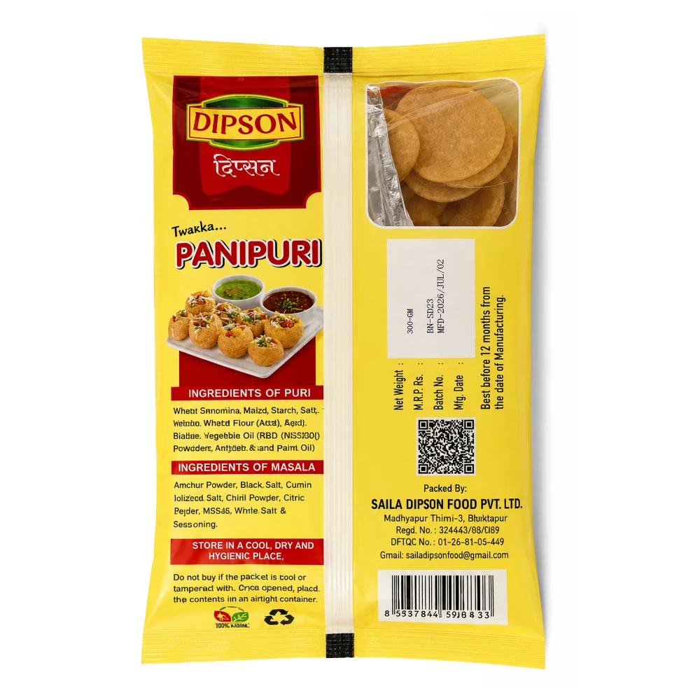 Product photo of Dipson Panipuri - 300gm