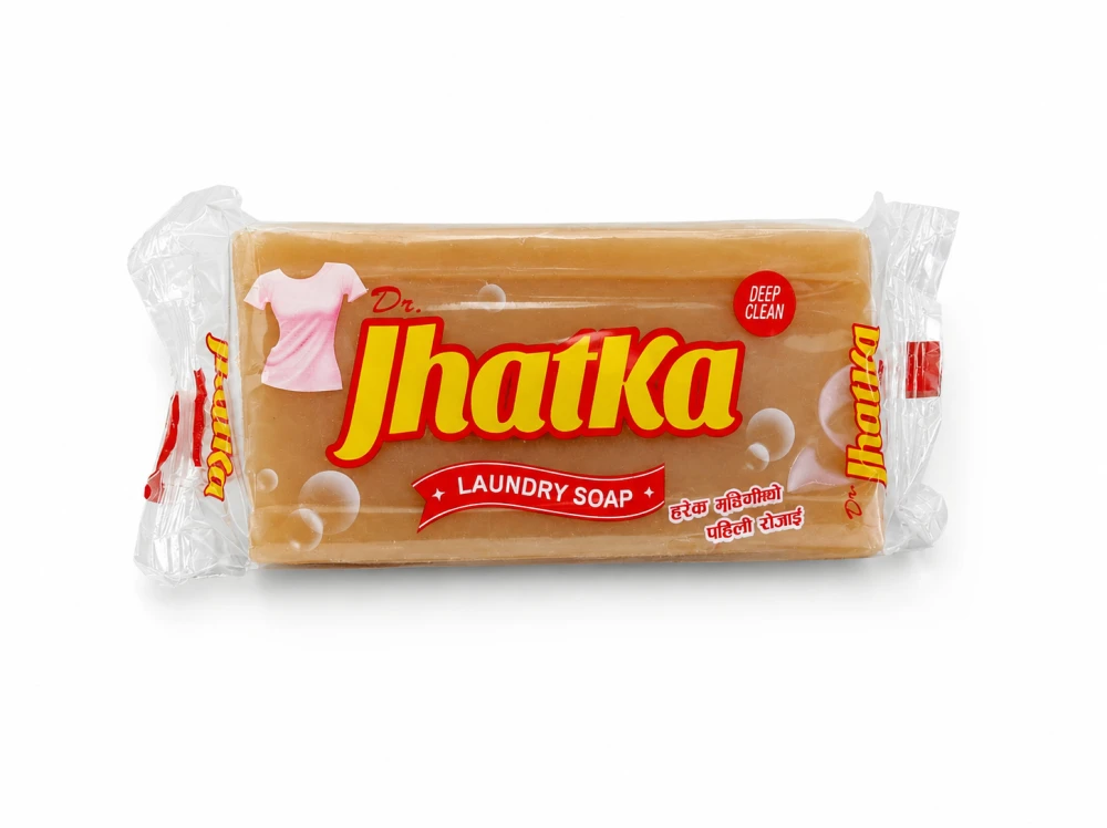Product photo of Jhatka Laundry Soap - 200gm ( 24pcs/crt ) - Total 18pcs